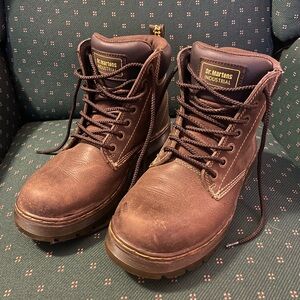 Dr. Martens Winch Industrial Protective Toe Dark Brown Men's Boots